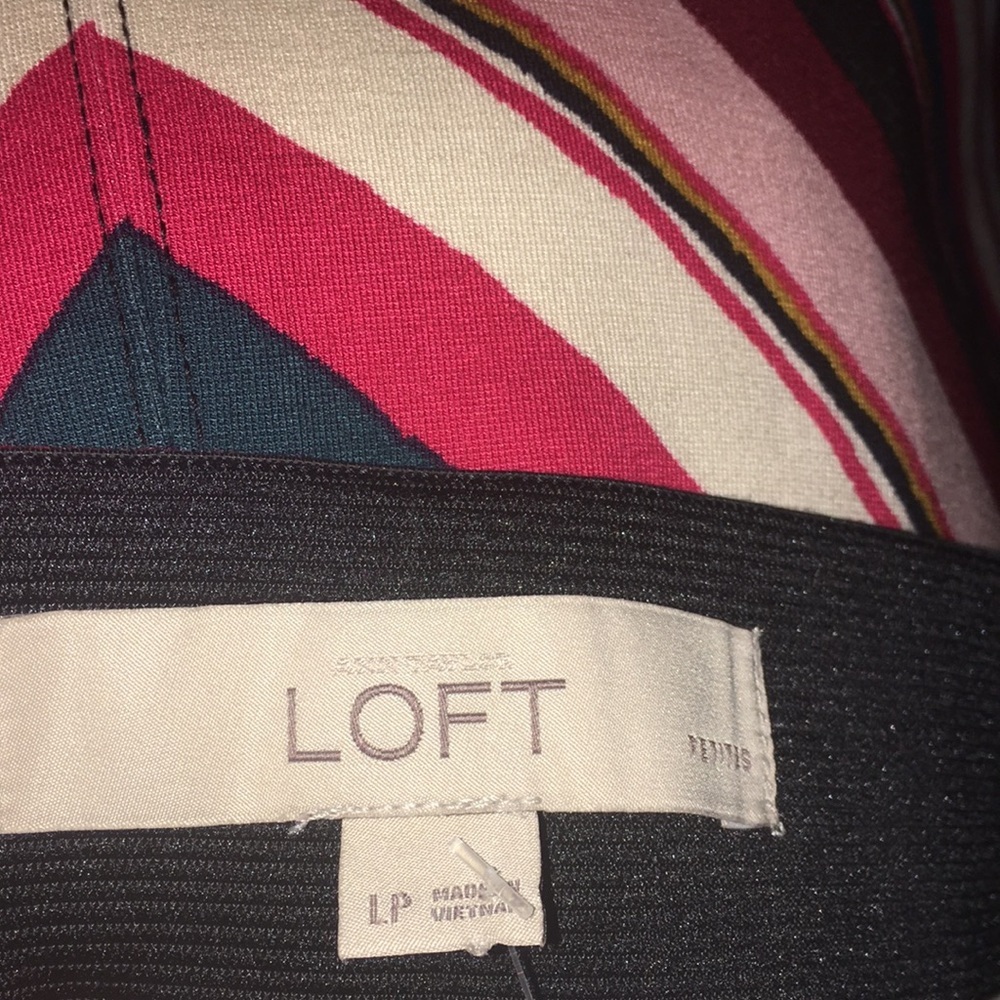 LOFT Multicolor Striped Mini Skirt - Picture 3 of 3